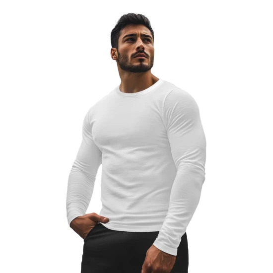 Vīriešu balts krekls ar garām piedurknēm Jamat JS/2088