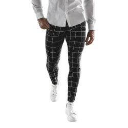 Melnas vīriešu bikses Karlin