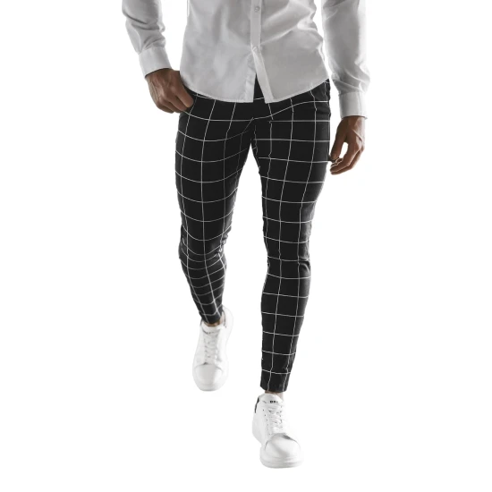 Melnas vīriešu bikses Karlin O/P4009Z