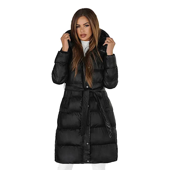 Melns ziemas mētelis Elin JS/5M3253/392Z