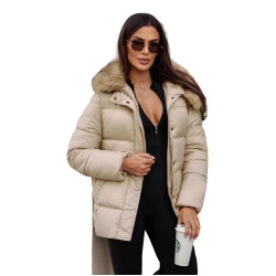 Sieviešu brūna ziemas jaka Star