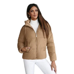 Sieviešu jaka Beni, brūna