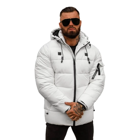 Vīriešu balta ziemas jaka Arte JS/57M7502/281