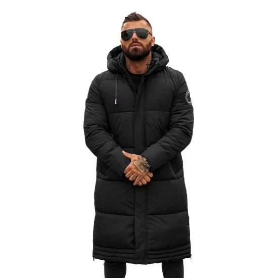 Vīriešu melna ziemas jaka Bruno JS/19M1290/392