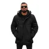 Vīriešu melna ziemas jaka Mason JS/5M3223/392