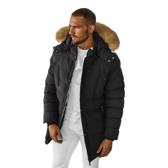 Vīriešu melna ziemas jaka Tulen JS/5M3122/392Z