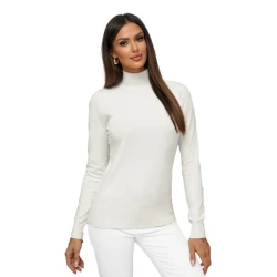 Sieviešu džemperis ar augstu apkakli Milena