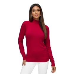 Sieviešu džemperis ar augstu apkakli Milena