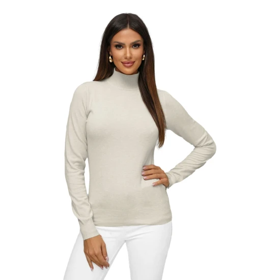 Sieviešu džemperis ar augstu apkakli Milena JS/8003/4