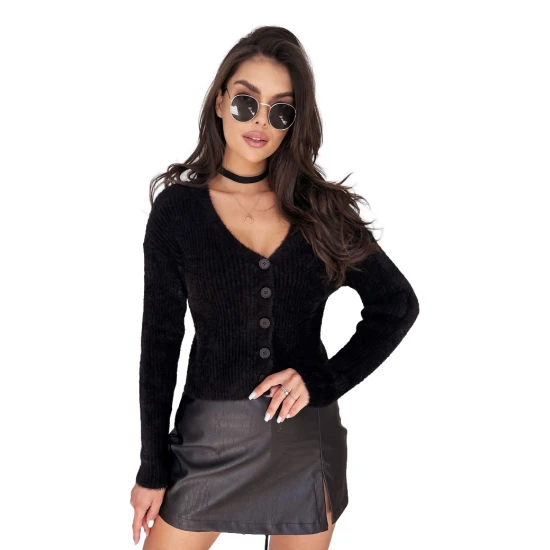 Sieviešu melns džemperis Lili MY2035
