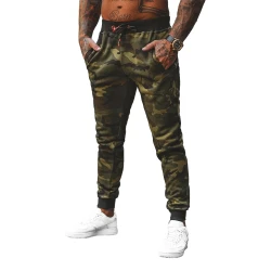 Vīriešu čaki kamuflāžas ikdienas bikses Sigur