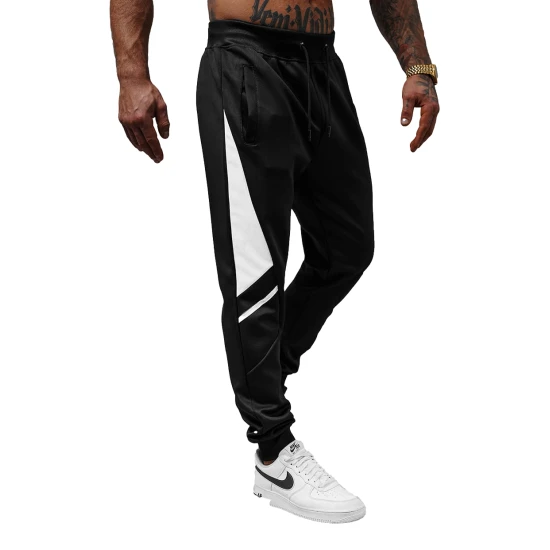 Vīriešu melnas bikses Brin JS/8K182