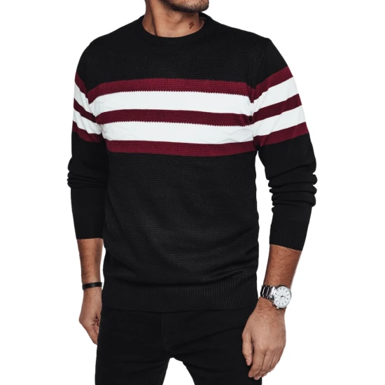 Vīriešu melns džemperis Firol WX2247