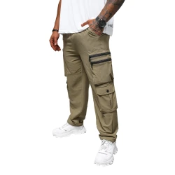 Vīriešu platās bikses Olimp brūnas