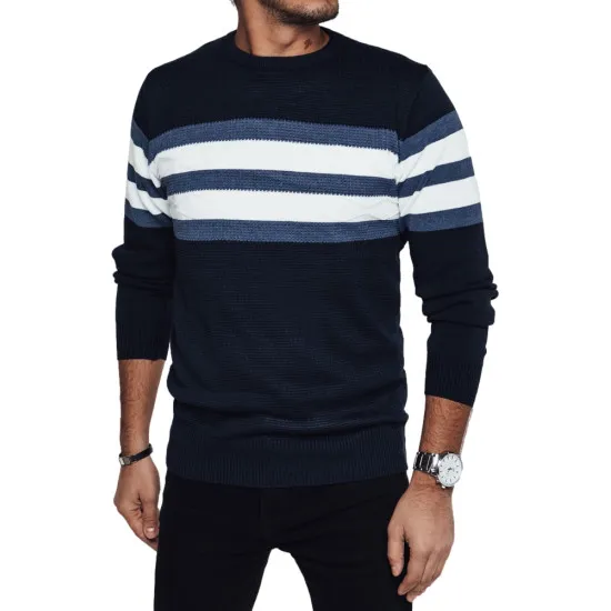 Men's dark blue jumper Firol WX2248