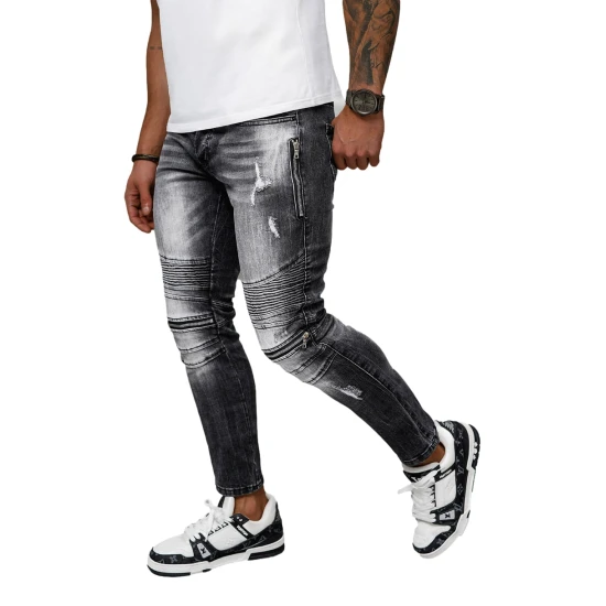 Melni vīriešu džinsi Vulon NB/MP0007N