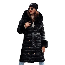 Sieviešu mēteļi ar zelta pogām Karum