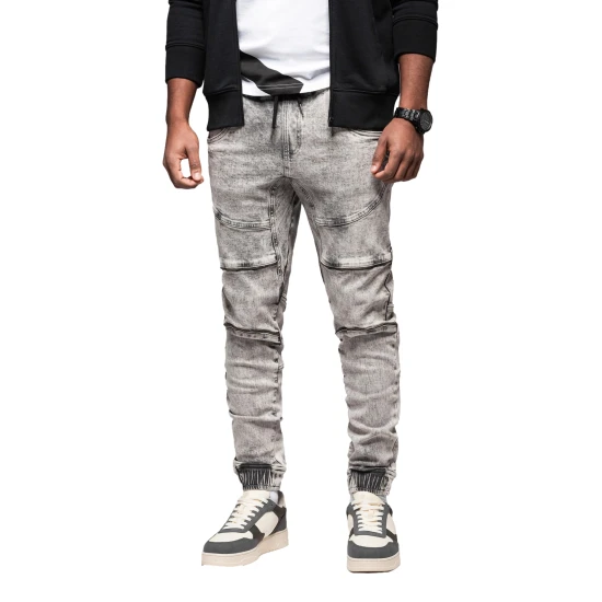 Vīriešu pelēkie treniņbikses Adren V4 OM-PADJ-0243