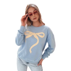 Sieviešu zils džemperis Cute