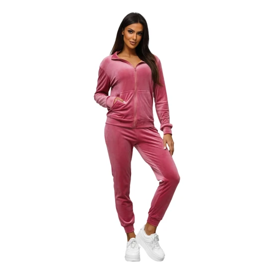 Sieviešu tumši rozā velūra komplekts Rosita JS/35C1610/19