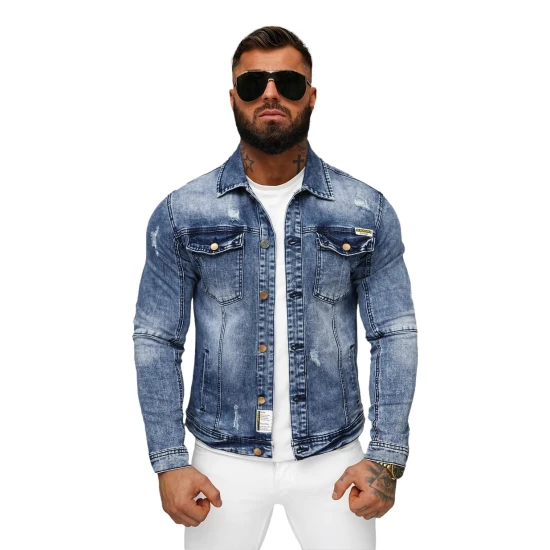 Vīriešu zila džinsa jaka Manti NB/MJ529BS