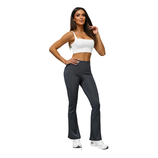 Sieviešu pelēkas bikses Karin JS/35K1603/5