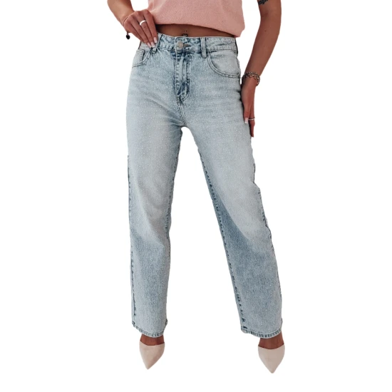 Sieviešu gaiši zili džinsi Diamont UY2475