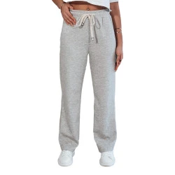 Sieviešu ikdienas pelēkas bikses Relax