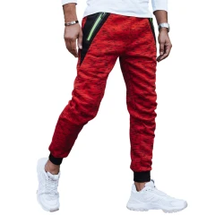 Vīriešu ikdienas bikses Klorun sarkanā krāsā