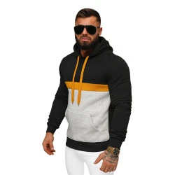 Vīriešu melns džemperis Ovil