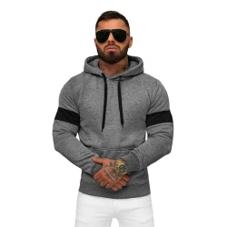 Vīriešu tumši pelēks džemperis Oven