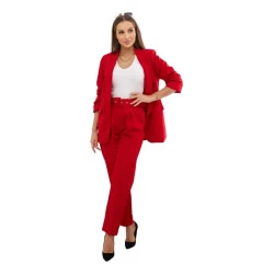 Elegants dāmu komplekts sarkanā krāsā Silva