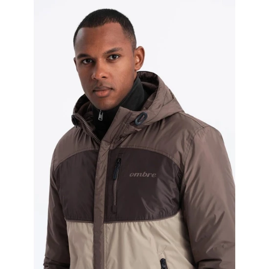 Vīriešu brūna jaka Inito Jakas