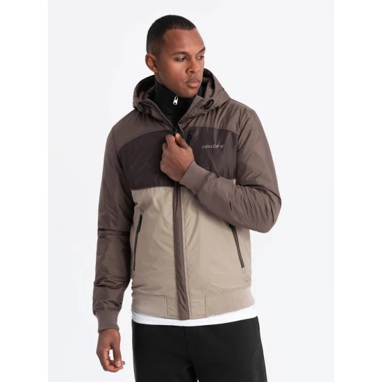 Vīriešu brūna jaka Inito Jakas