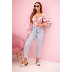 Sieviešu rozā blūze Doni