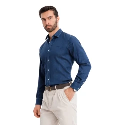 Vīriešu džinsa tumši zils krekls Mant