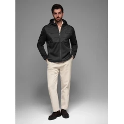 Vīriešu melna jaka Munt