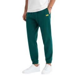 Unisex ikdienas zaļas bikses Argan