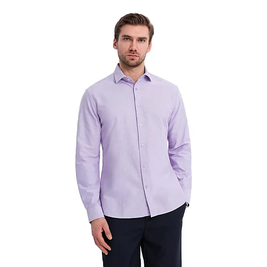 Vīriešu violets krekls Adrian V2 OM-SHOS-0183