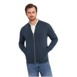 Vīriešu tumši zils džemperis Korn