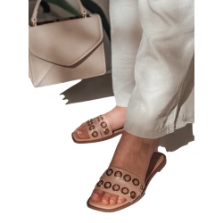 Sieviešu brūnas čības Stelsan