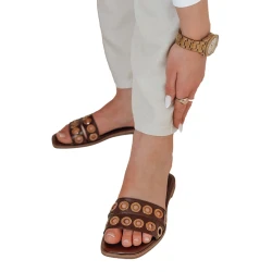 Sieviešu brūnas čības Stelsan