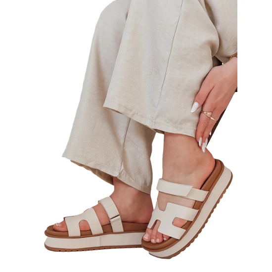 Sieviešu Flip Flip Flops in brūna ZY0866