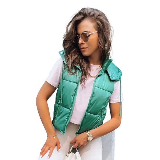 Gaiši zaļa spīdīga veste Osin TY3702