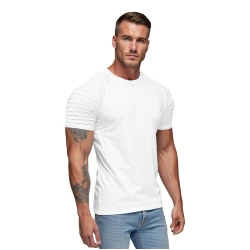 Balts vīriešu T-krekls Reserve