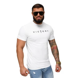Vīriešu balts Victory krekls
