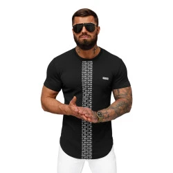 Vīriešu melns T-krekls Evin