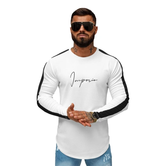 Balta vīriešu blūze Pero O/D7197