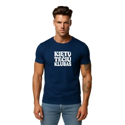 Vīriešu tumši zils T-krekls Cool Dad (balts)