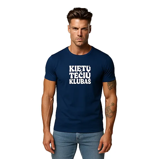 Vīriešu tumši zils T-krekls Cool Dad (balts) PK4004